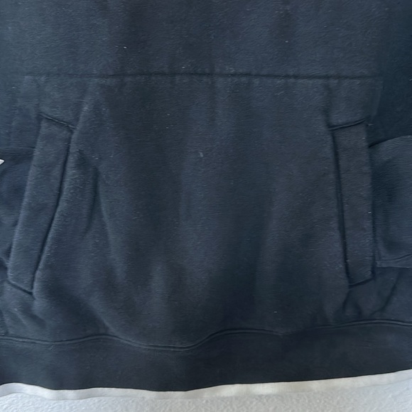 Women’s Nike sportswear half zip pullover sweatshirt with slit pockets Med Black - Picture 5 of 9